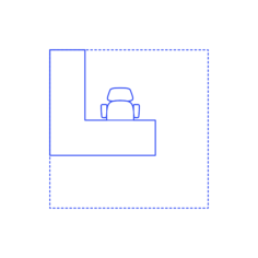 Layouts Private Offices L Shape Center Sketch Style Svg Vector, Free Vectors File